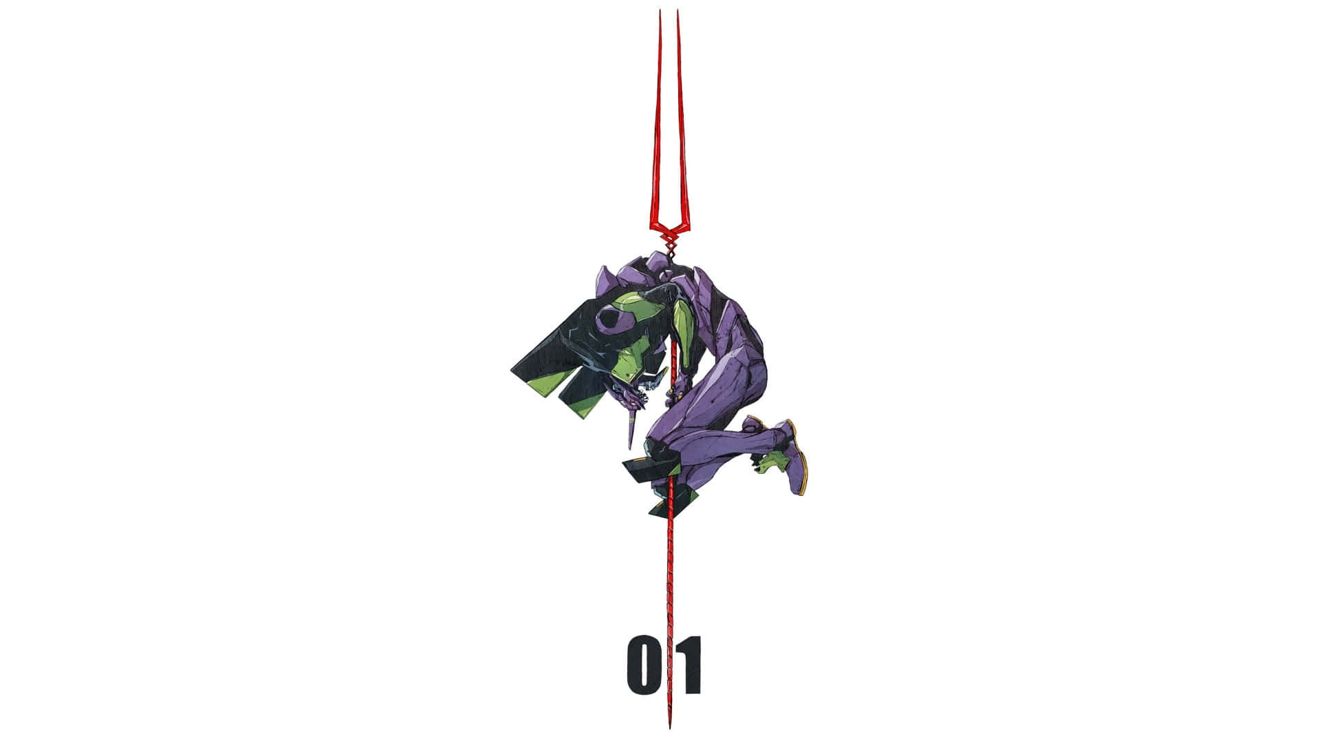 เซโตะ ไคบะ ถูกดูดซับเข้าไปใน EVA Unit 01 ของ Neon Genesis Evangelion วอลเปเปอร์