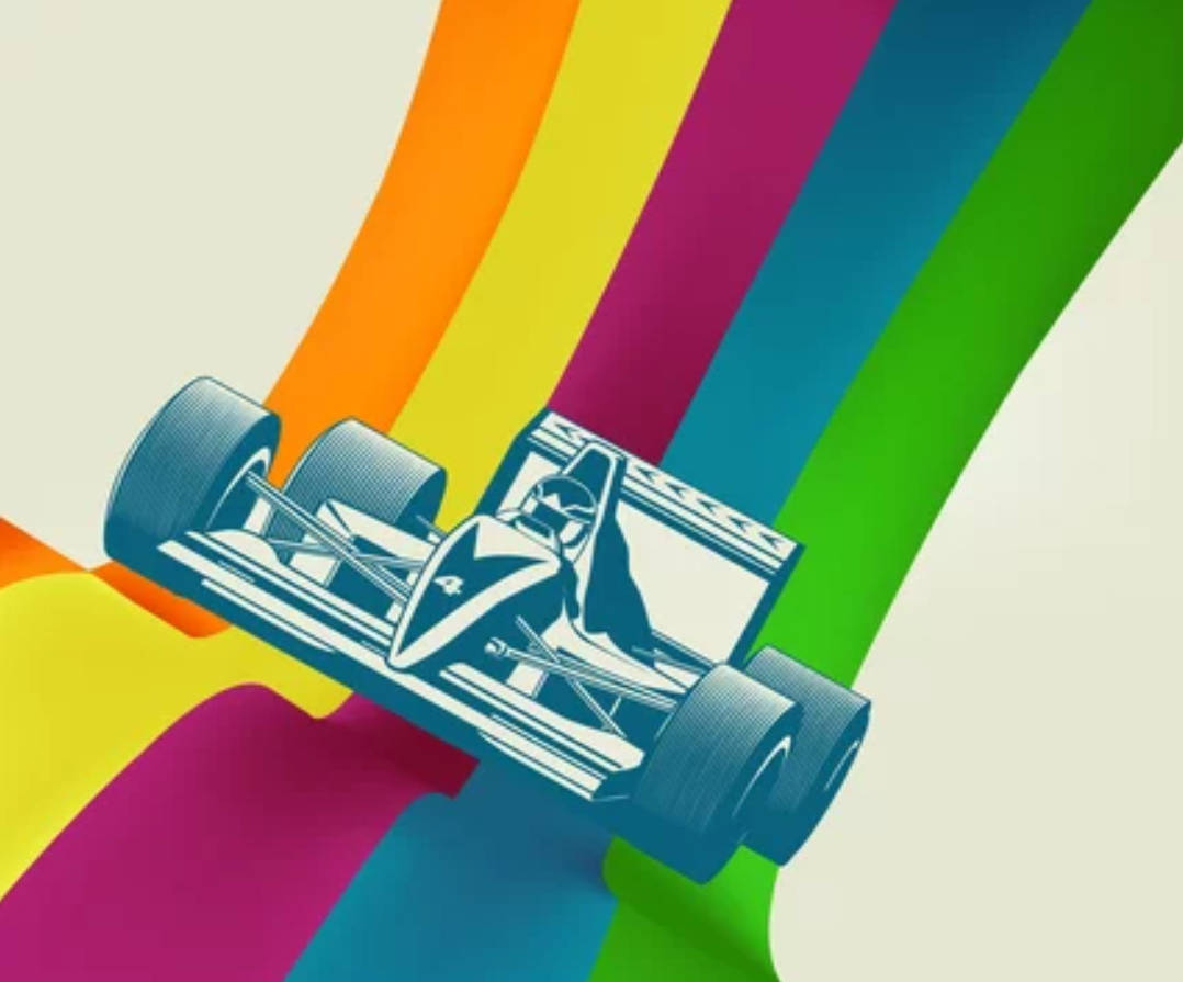 เรนโบว์ F1 4K วอลเปเปอร์