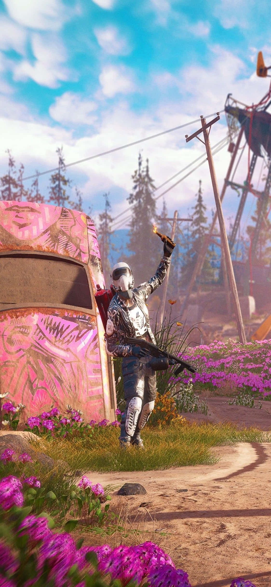 กระโดดอย่างกล้าหาญสู่ Far Cry 3 บน iPhone X ของคุณ! วอลเปเปอร์
