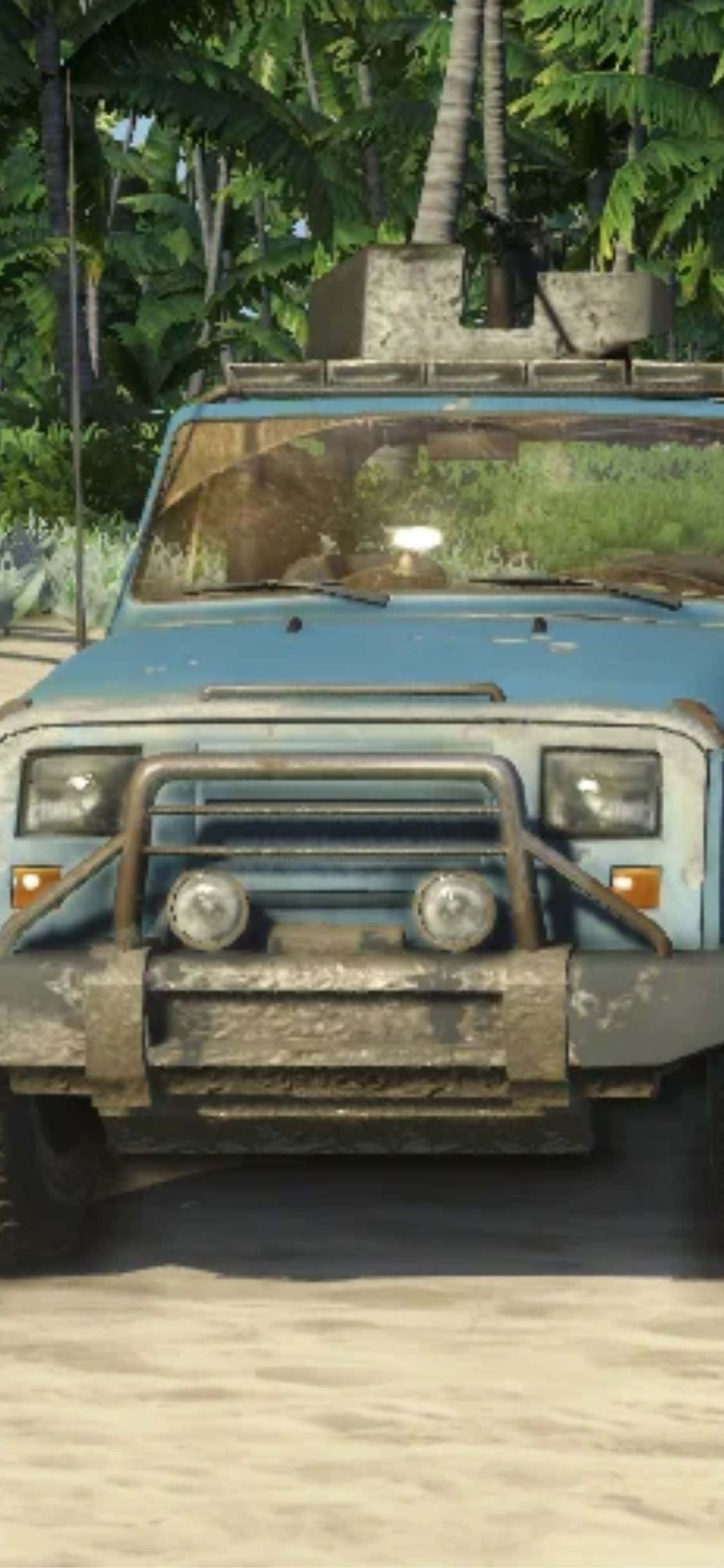 พื้นหลังรถบรรทุกเทคนิค Far Cry 3 สำหรับ iPhone X วอลเปเปอร์