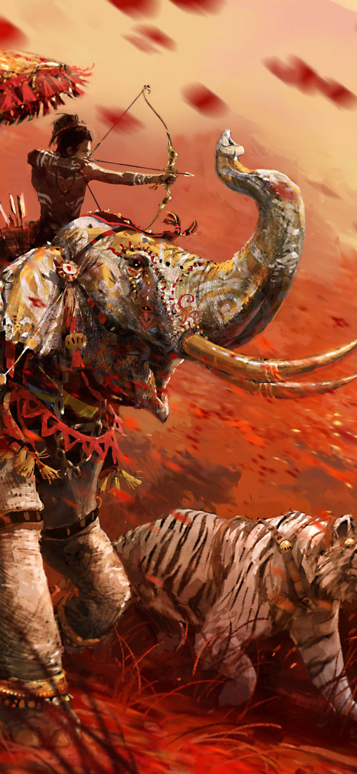 ถล่มป่าใน Far Cry 4 บน iPhone Xs Max วอลเปเปอร์