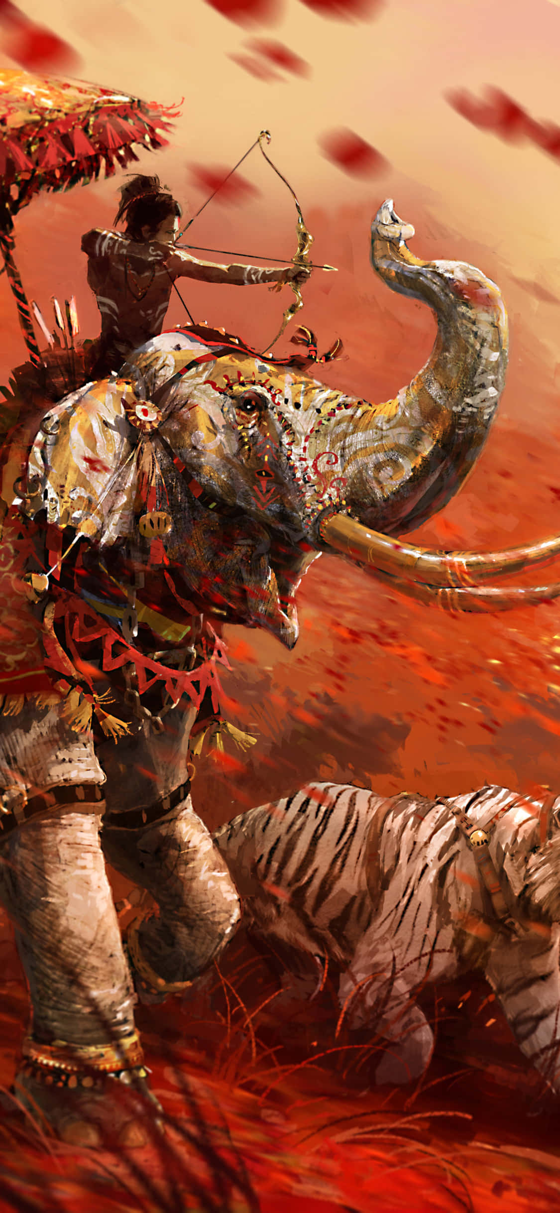 ดำดิ่งสู่การผจญภัยกับ Far Cry 4 บน iPhone Xs ของคุณ วอลเปเปอร์