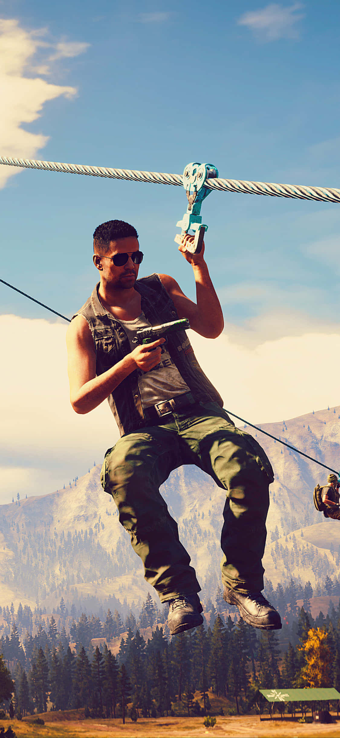 สัมผัสประสบการณ์แอ็กชันสุดมันส์และการผจญภัยในโลกเปิดกับ Far Cry 5 บน iPhone Xs วอลเปเปอร์