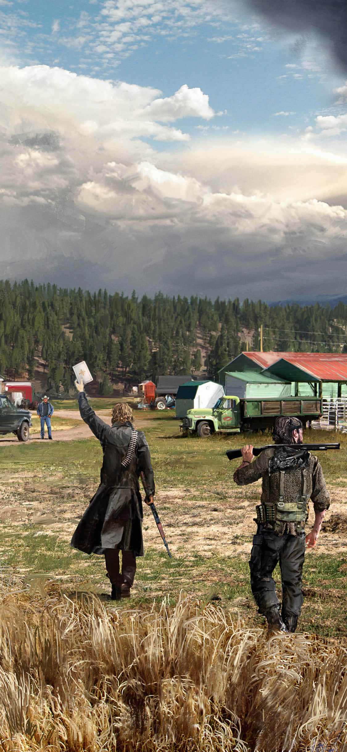 เพลิดเพลินกับประสบการณ์สุดดื่มด่ำในการเล่น Far Cry 5 บน iPhone Xs วอลเปเปอร์