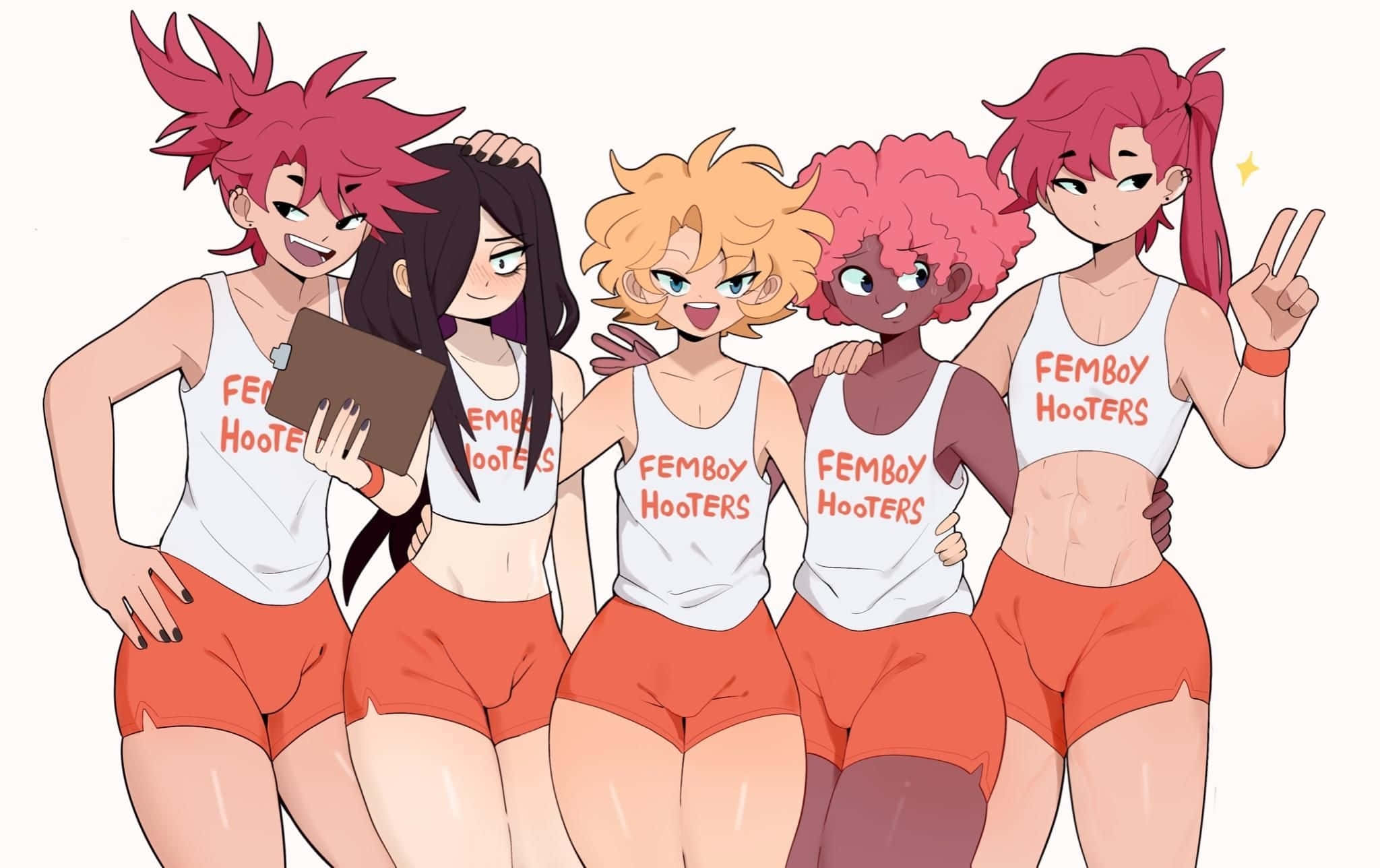 Femboy Hooters เพลง Yung Waifu วอลเปเปอร์