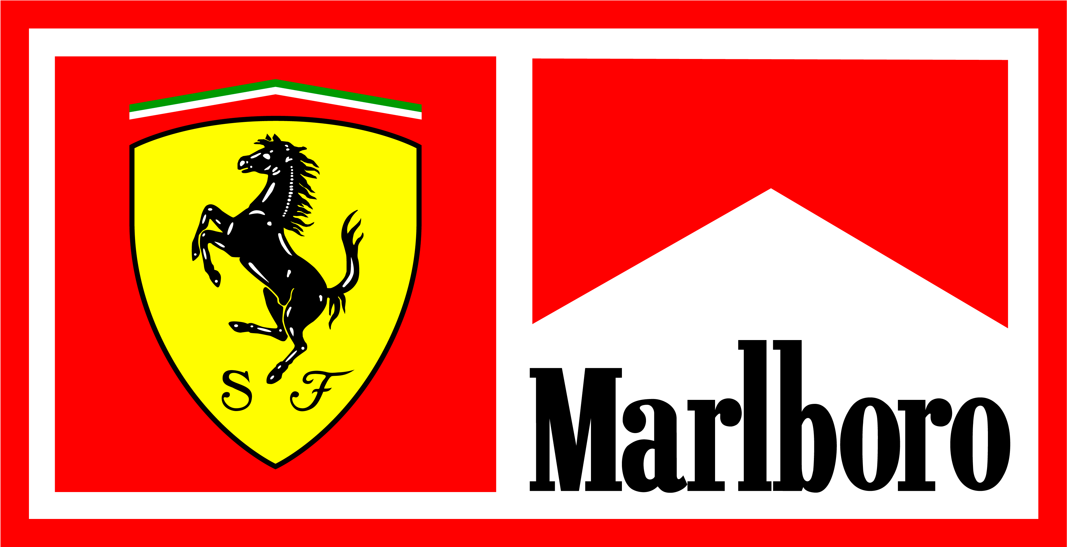 โลโก้ Ferrari และ Marlboro วอลเปเปอร์