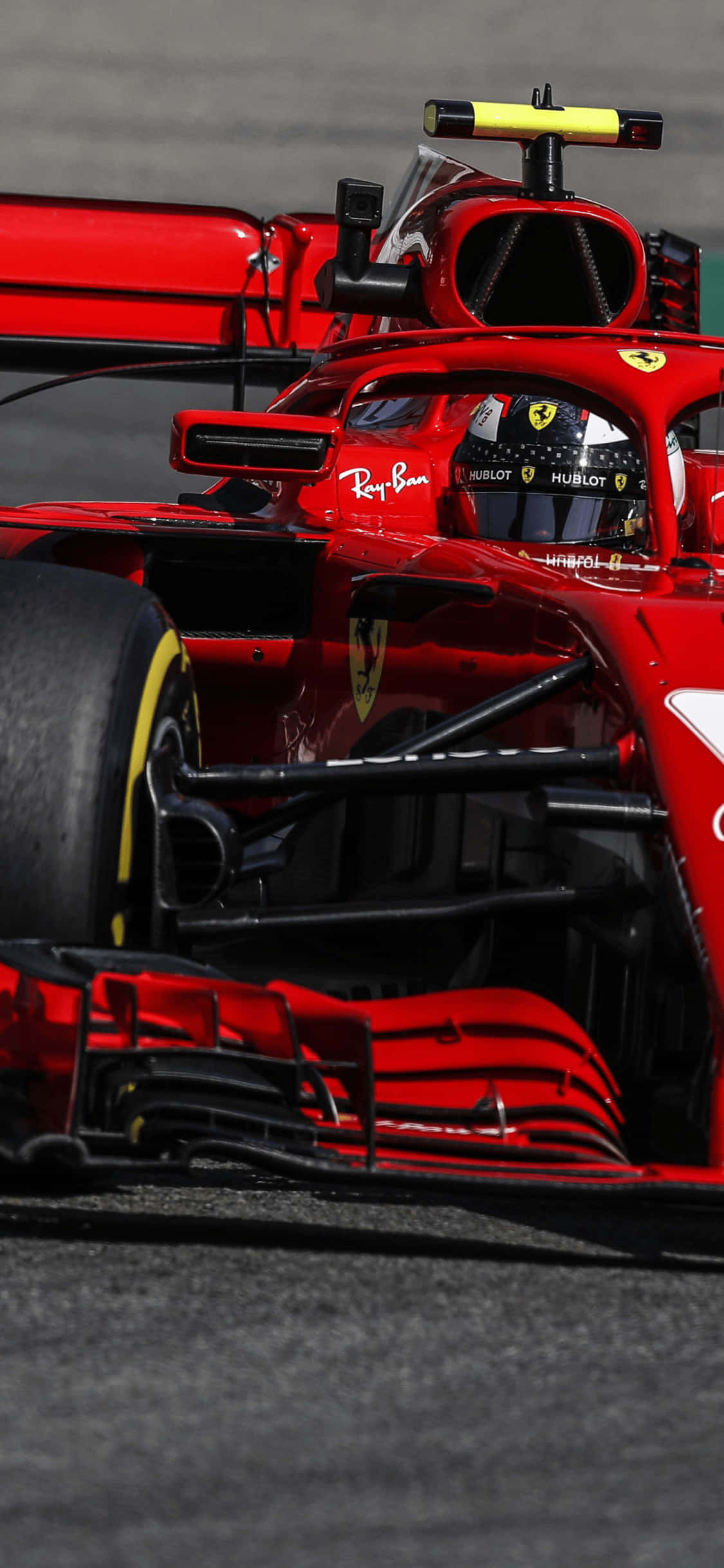 Ferrari SF71H iPhone Xs F1 2018 พื้นหลัง วอลเปเปอร์