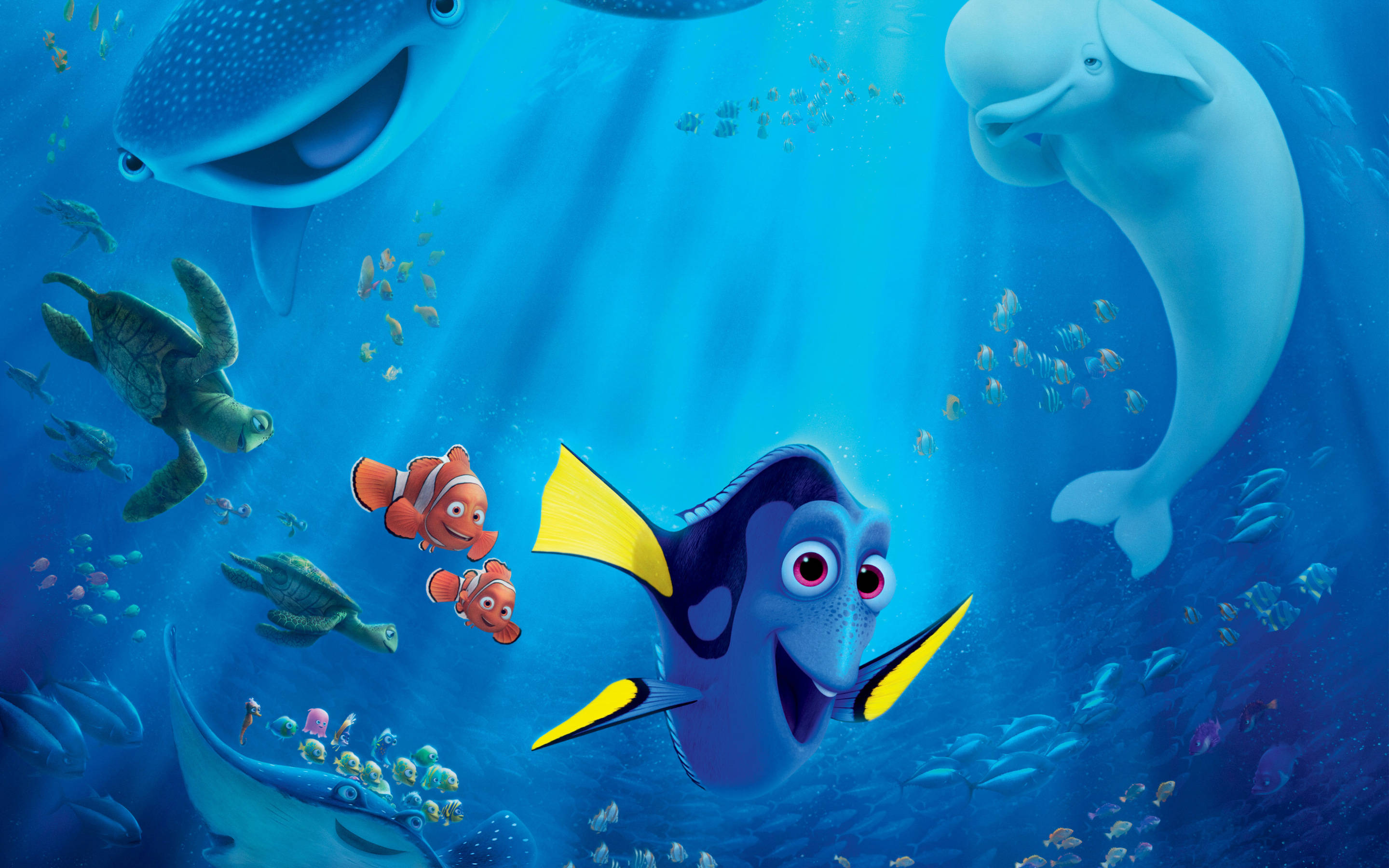 Finding Dory และ Nemo ดิสนีย์ 4K อัลตราไวด์ วอลเปเปอร์