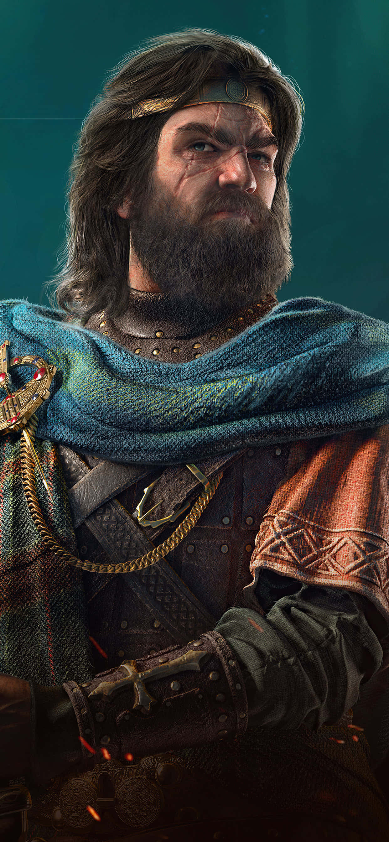 Flann Sinna iPhone Xs Max Assassin's Creed Valhalla พื้นหลัง วอลเปเปอร์