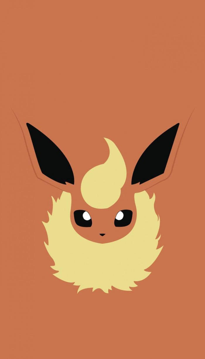 โปเกมอน Flareon ใบหน้าด้านหน้า วอลเปเปอร์