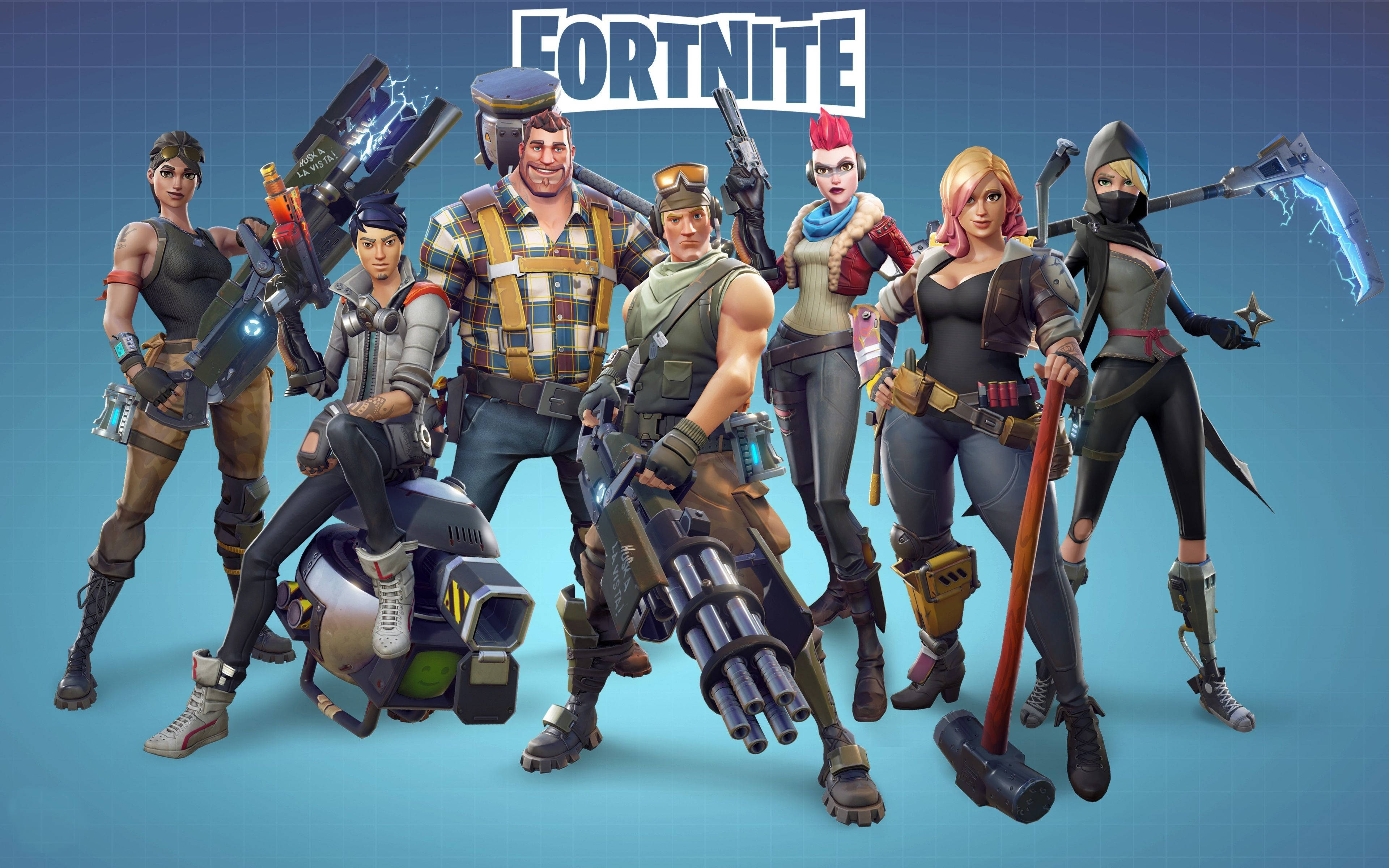 โปสเตอร์สุดเจ๋งในชุดสกิน Fortnite วอลเปเปอร์
