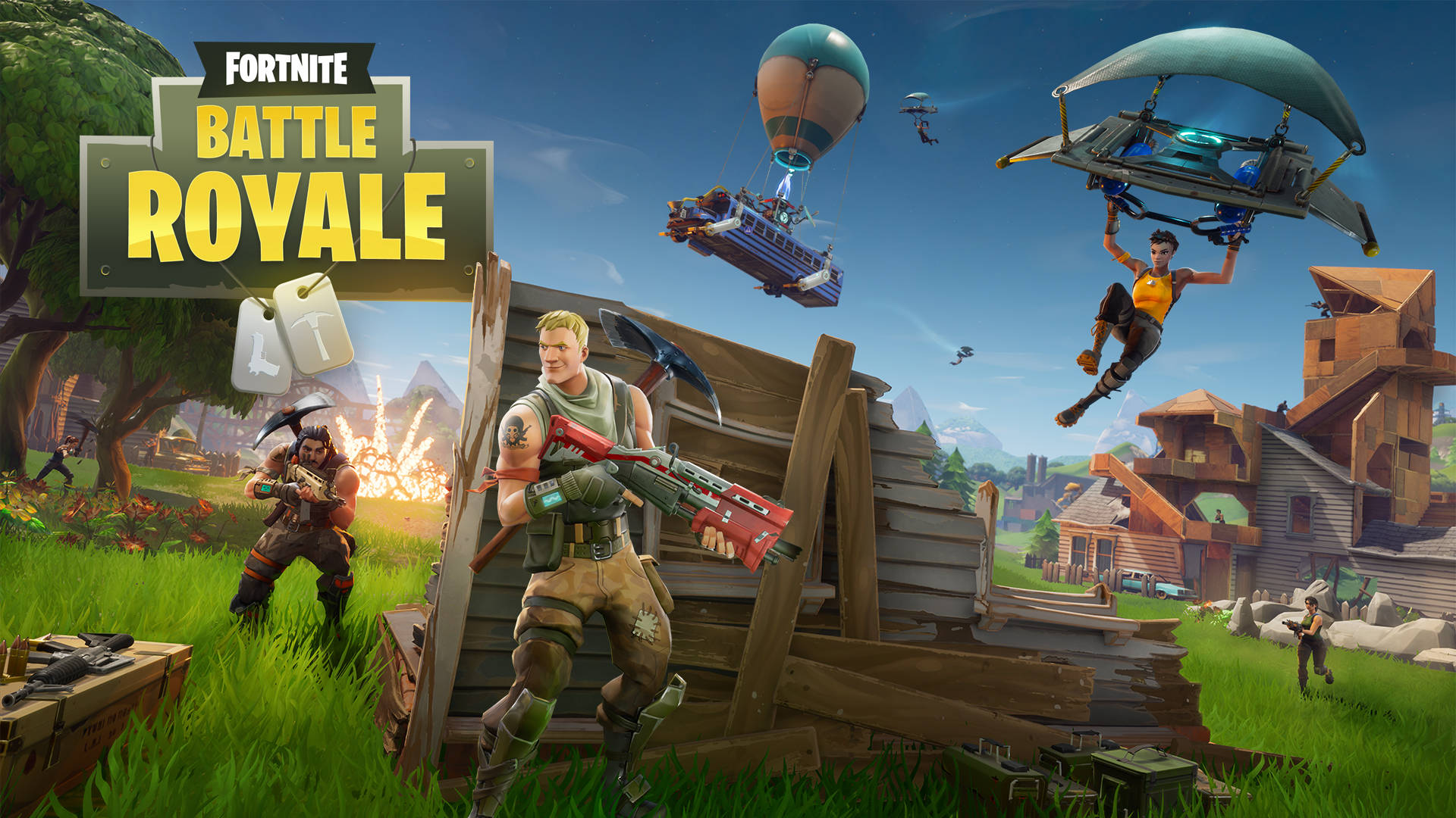 หน้าจอ Fortnite Battle Royale สุดเจ๋ง วอลเปเปอร์