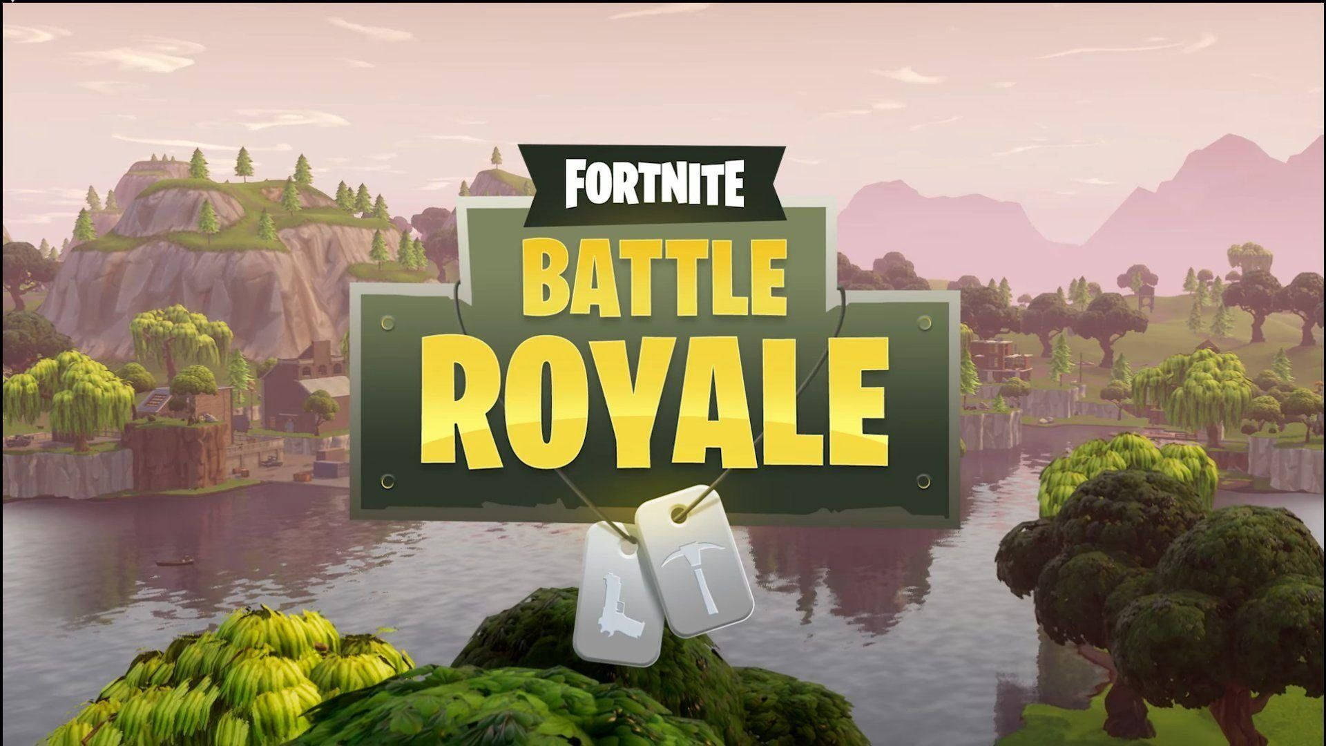 พิชิตการต่อสู้ด้วย Fortnite วอลเปเปอร์