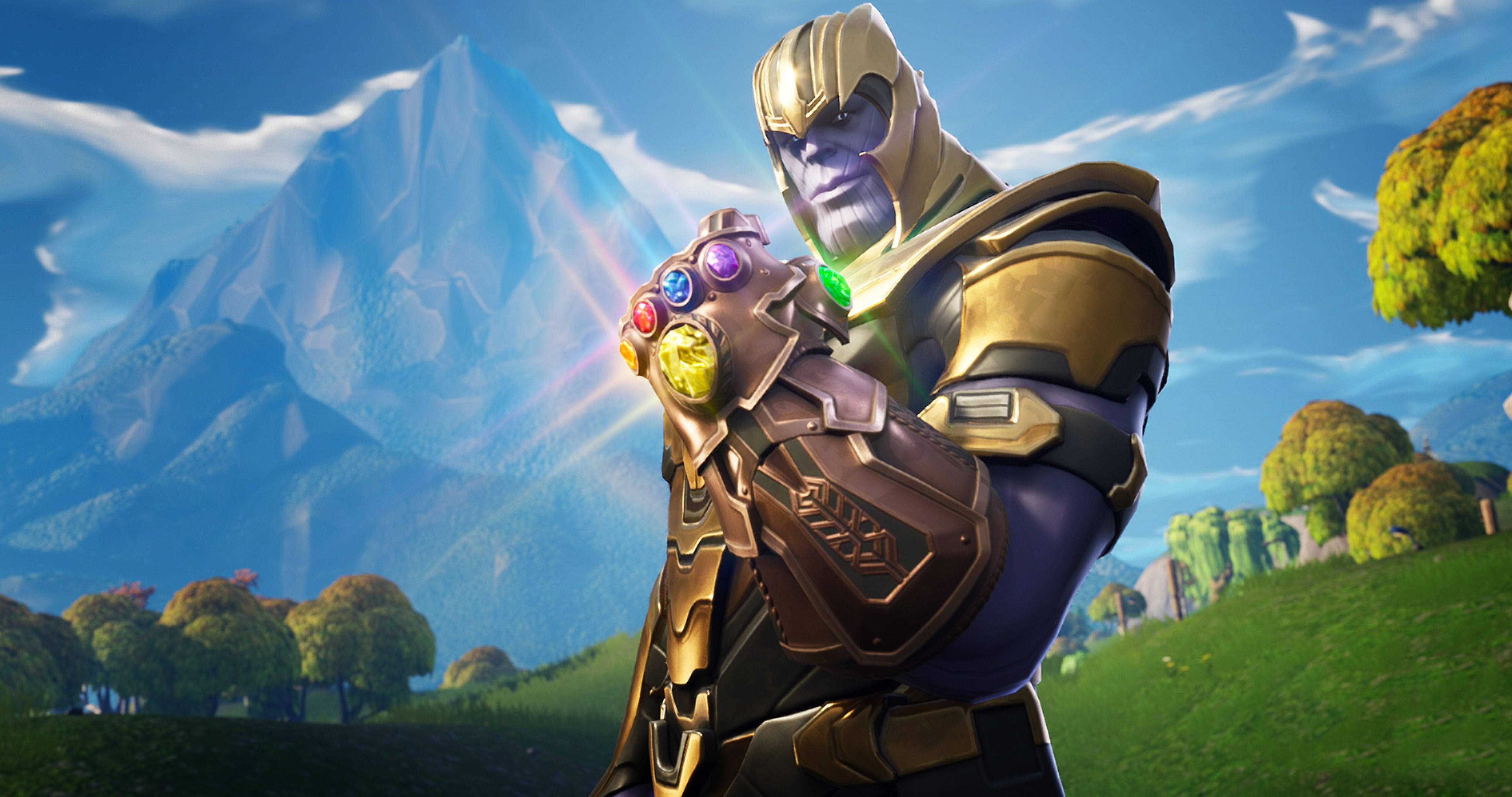 Fortnite ถุงมือธานอส HD วอลเปเปอร์