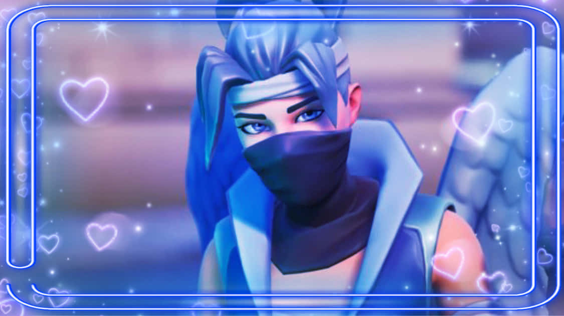 Fortnite Kuno หัวใจสีฟ้า วอลเปเปอร์