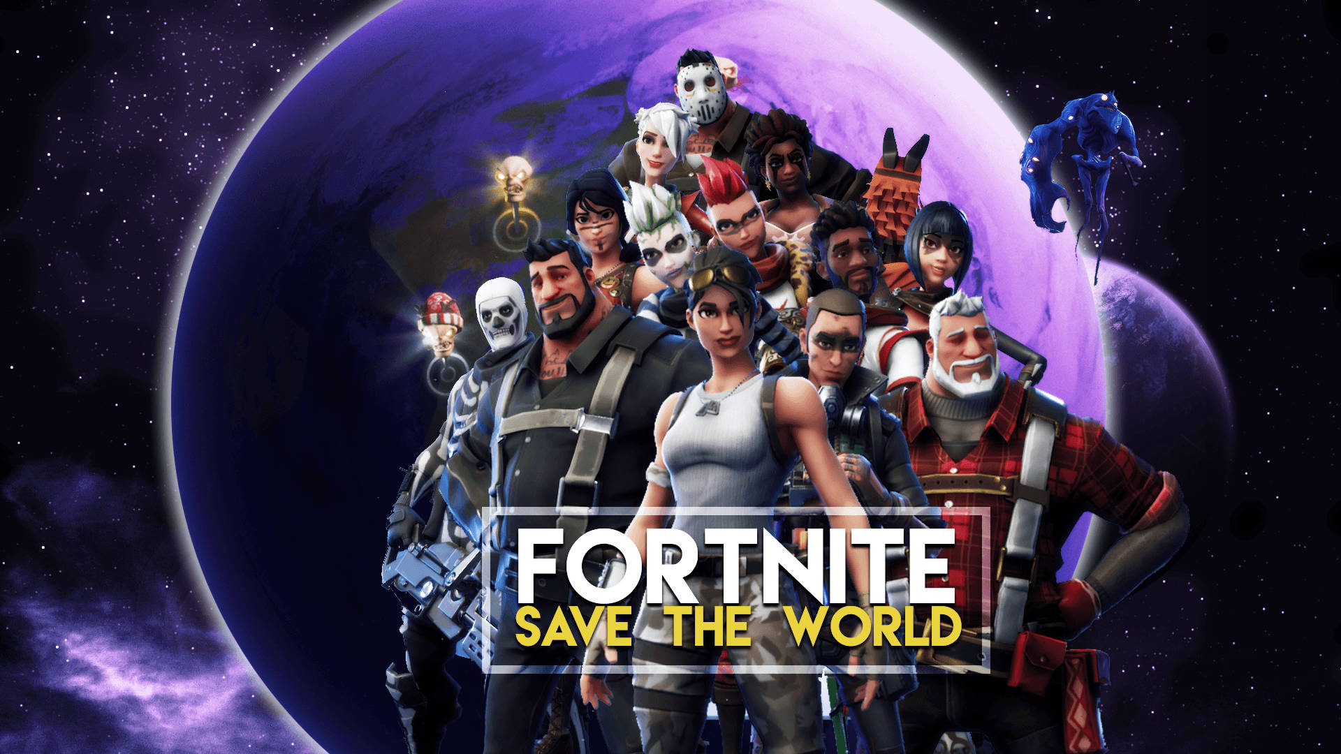 ช่วยโลกใน Fortnite วอลเปเปอร์