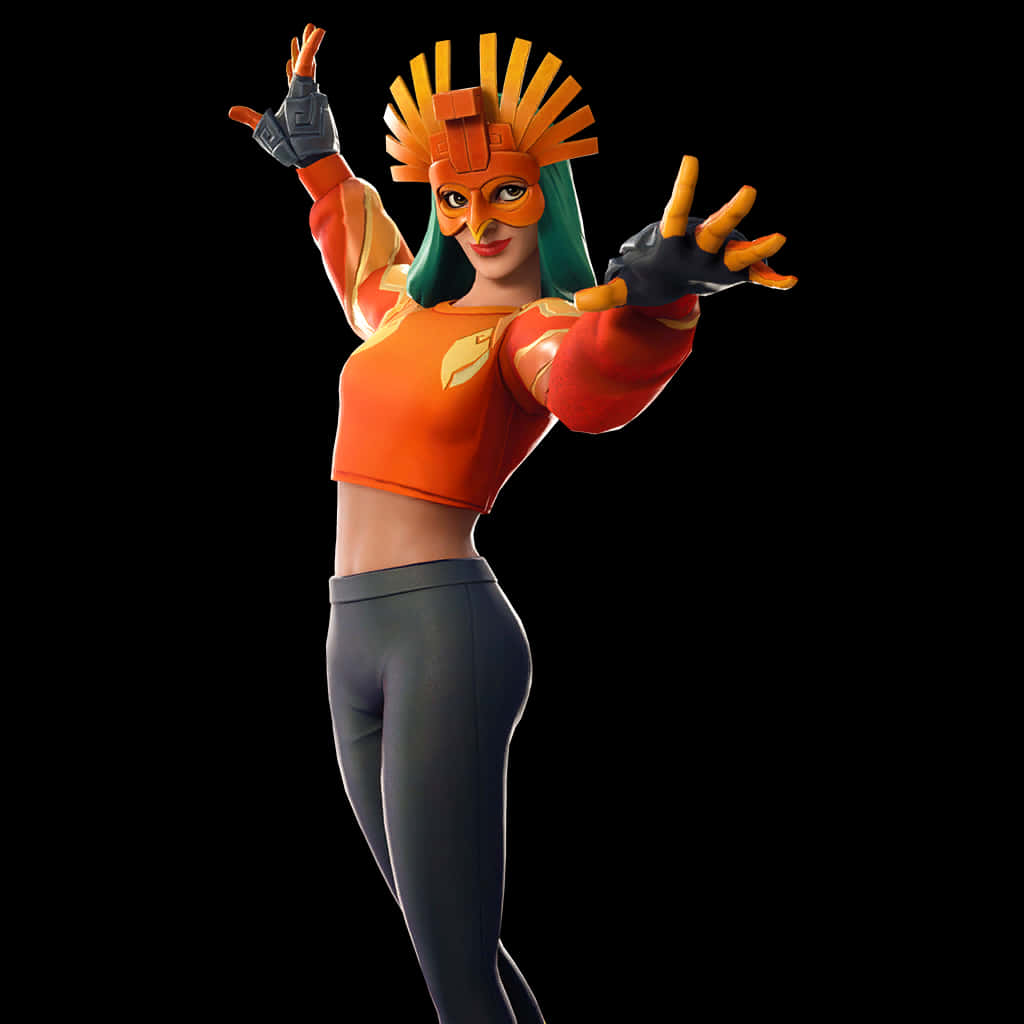 Fortnite ซันเบิร์ดสกินโพสท่า วอลเปเปอร์