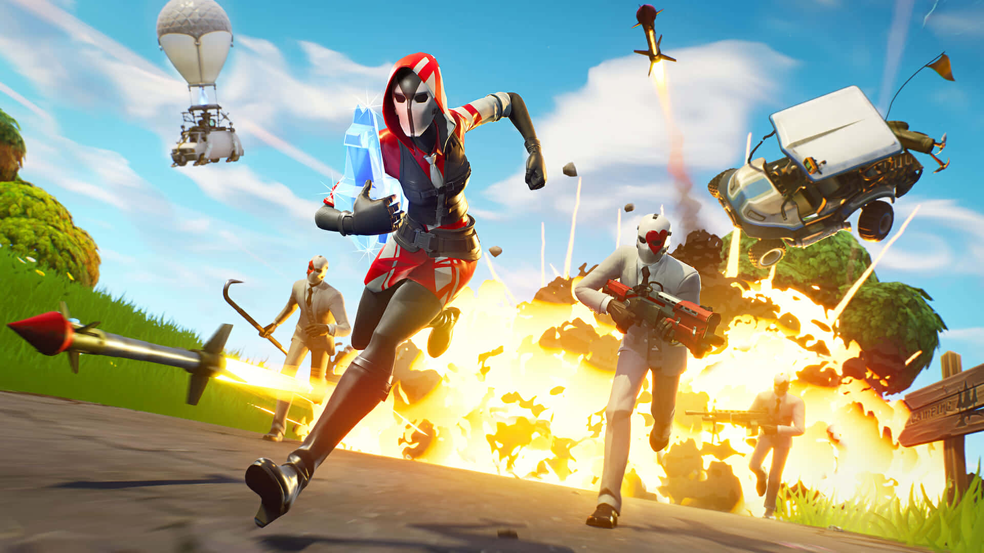 เต้นคลายทุกข์ไปกับ Fortnite! วอลเปเปอร์