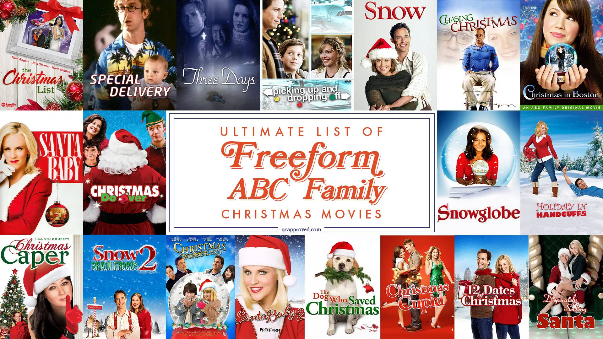 ภาพรวมภาพยนตร์คริสต์มาส Freeform วอลเปเปอร์
