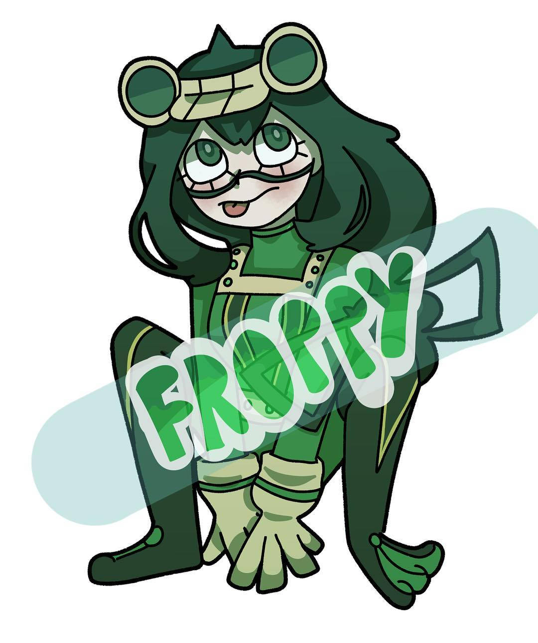 ภาพวาดฮีโร่ฤดูฝน Froppy วอลเปเปอร์
