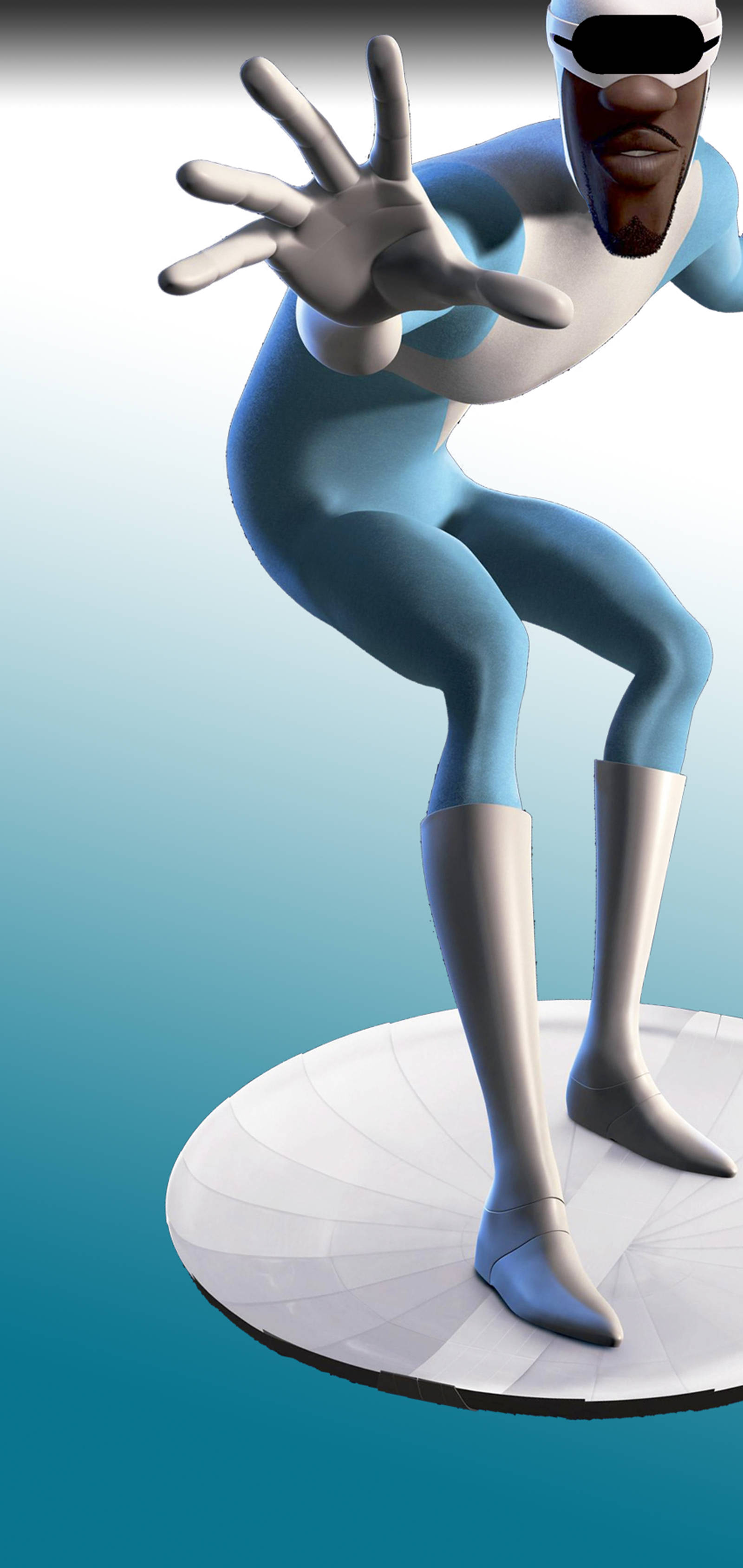 เกรเดียนต์สีฟ้า Frozone วอลเปเปอร์