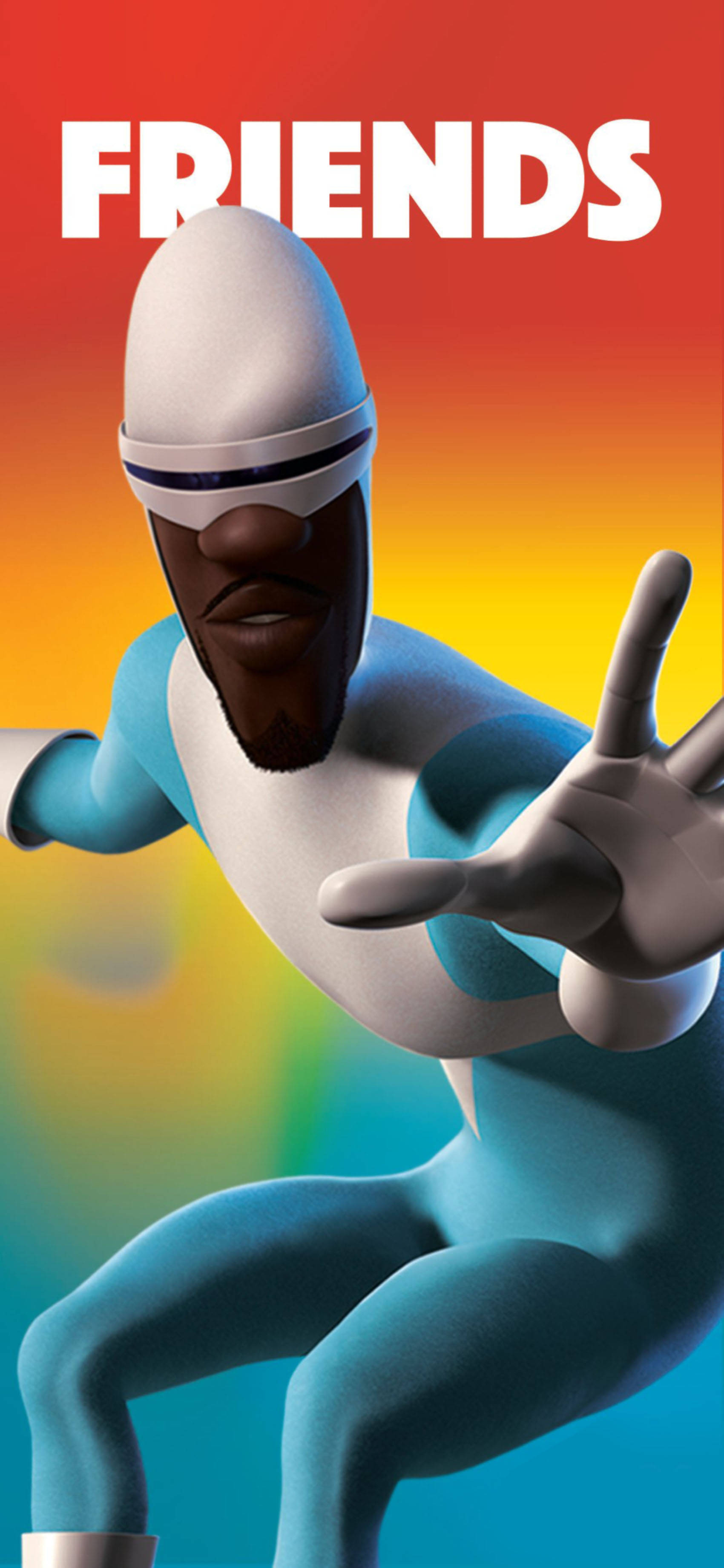 Frozone กราฟิกสีสันสดใส วอลเปเปอร์