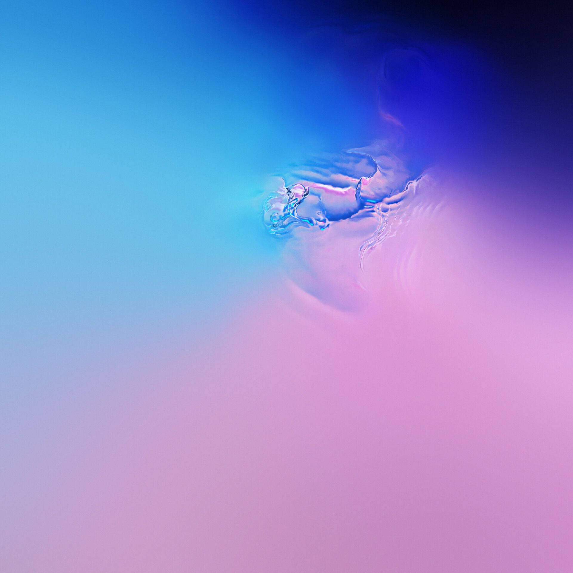 Galaxy S10 น้ำสีชมพูและน้ำเงิน วอลเปเปอร์