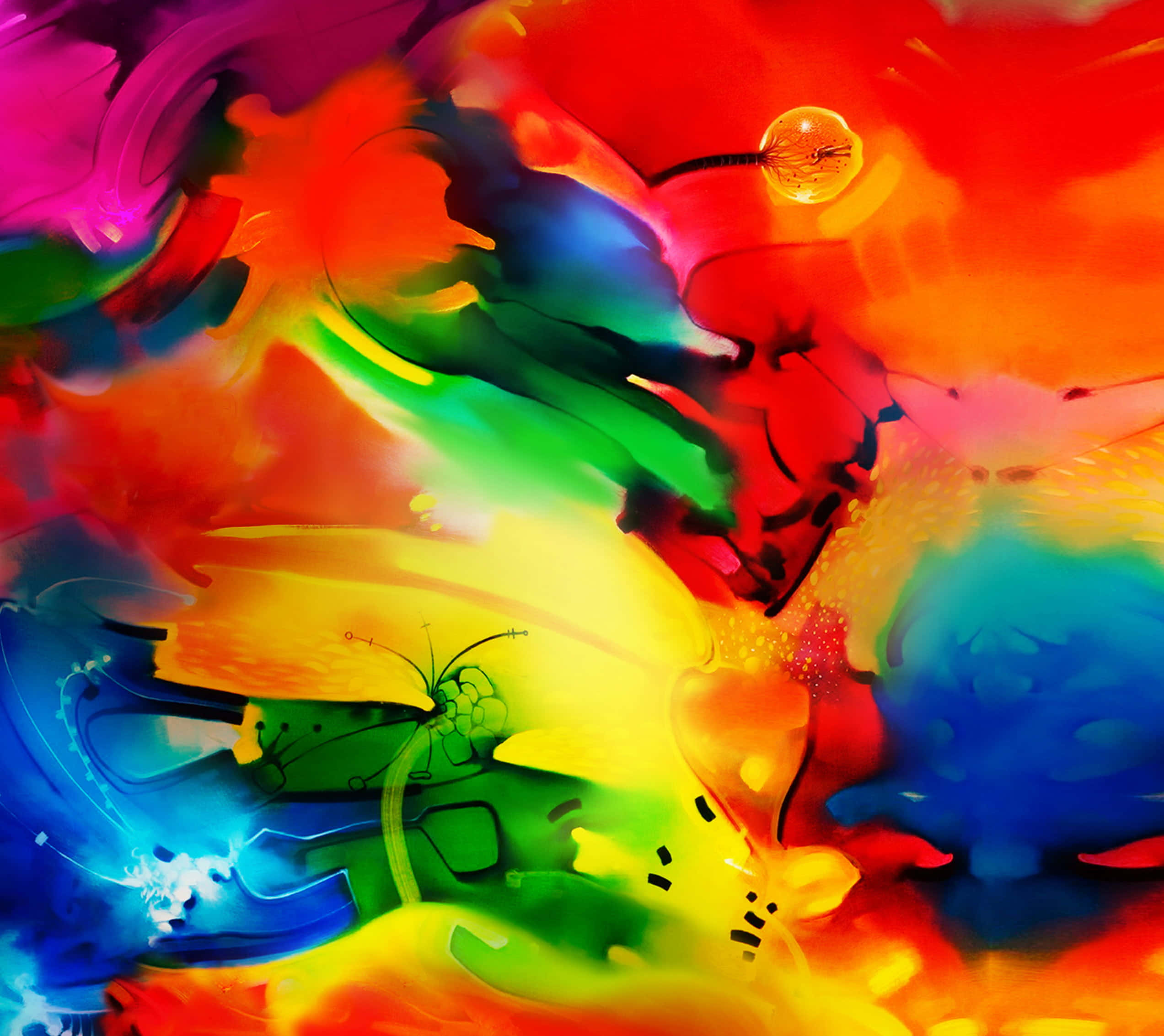 วอลเปเปอร์ Galaxy Tab สุดสวยสีสันสดใส วอลเปเปอร์