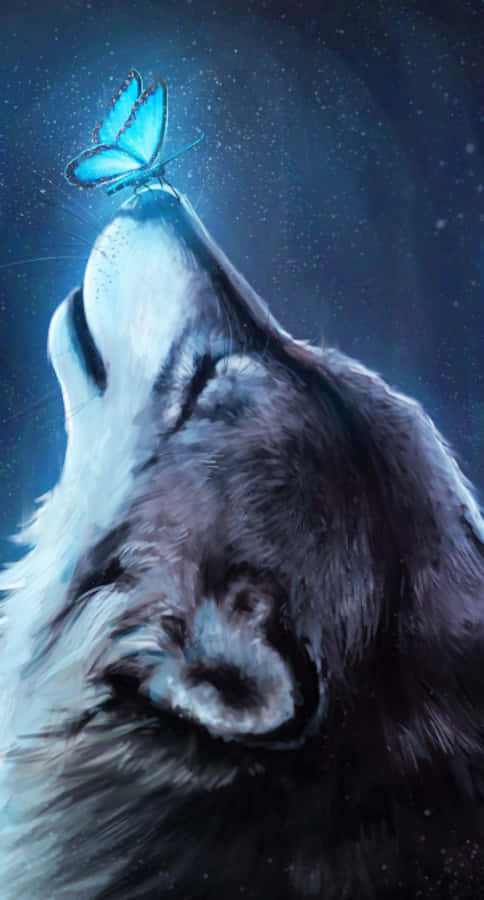 สำรวจห้วงอวกาศกับ Galaxy Wolf วอลเปเปอร์