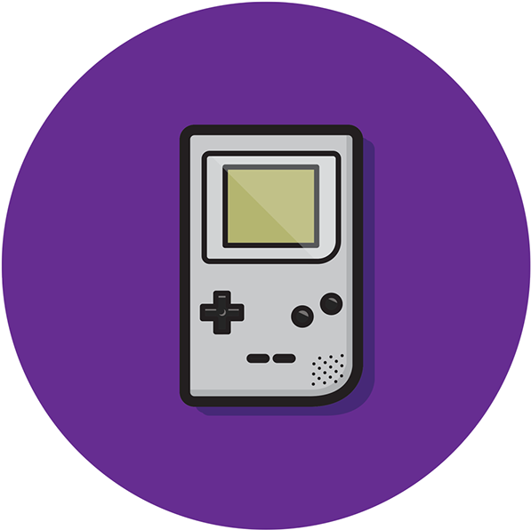 ภาพเวกเตอร์ Gameboy คลาสสิก วอลเปเปอร์