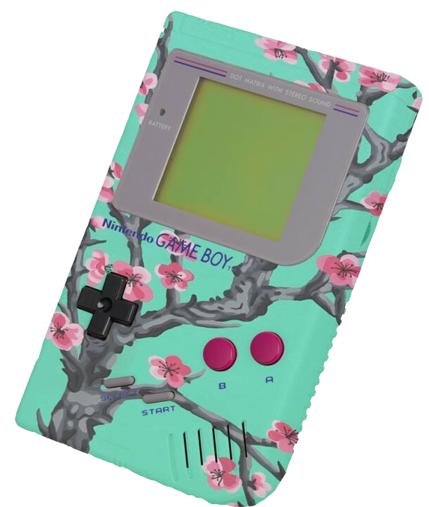 ลายดอกไม้ Gameboy.PNG วอลเปเปอร์