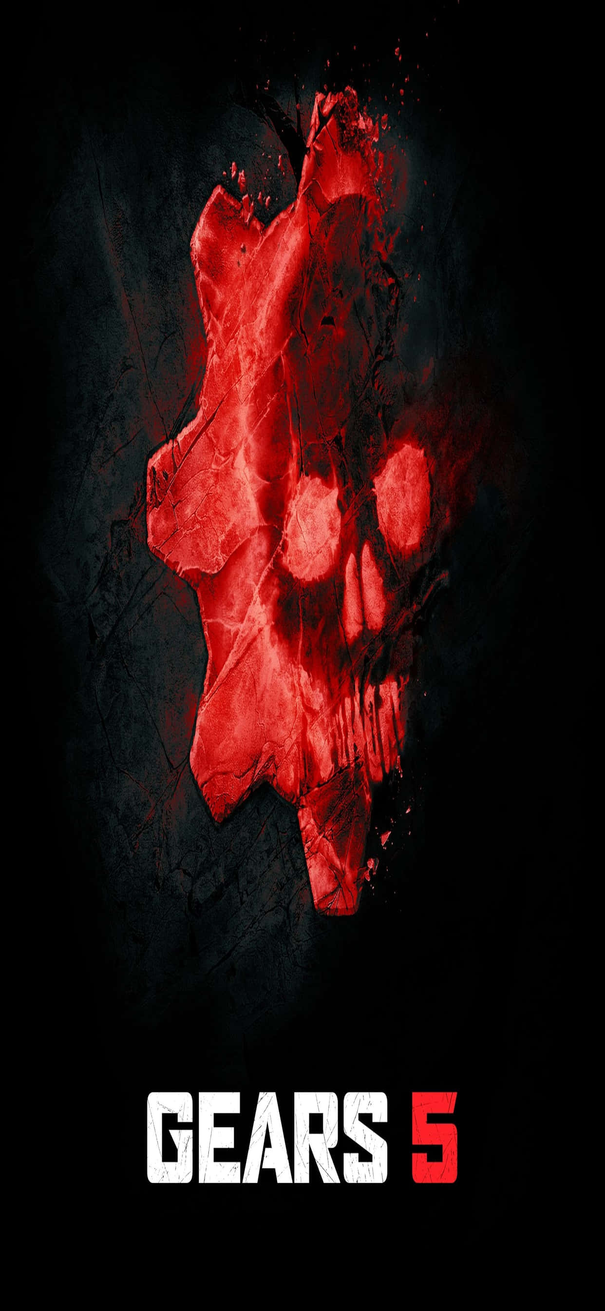 พื้นหลังโปสเตอร์ Gears of War 5 สำหรับ iPhone XS Max วอลเปเปอร์