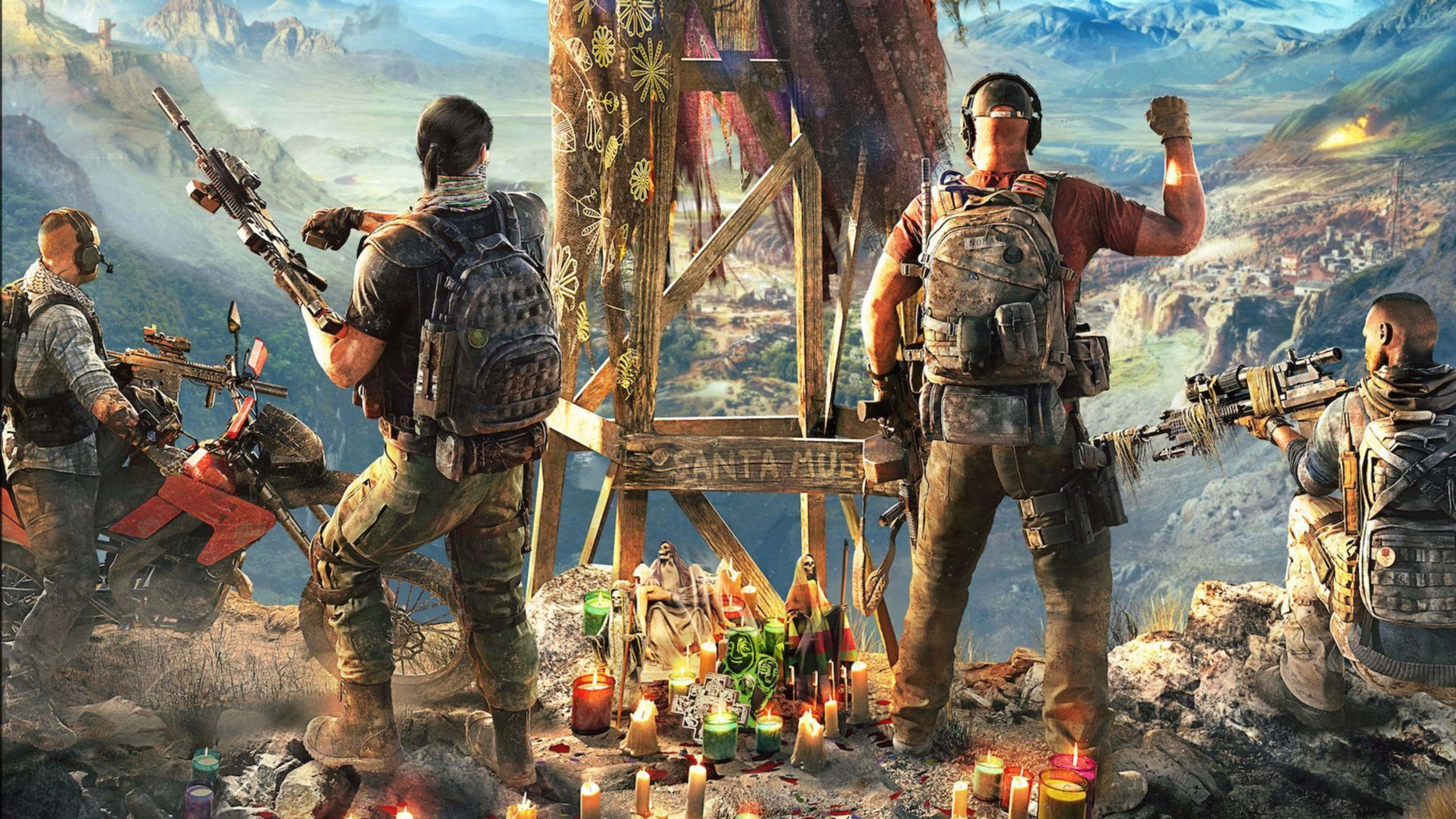 ภาพเกม Ghost Recon Wildlands 4K ฉากวิดีโอ วอลเปเปอร์