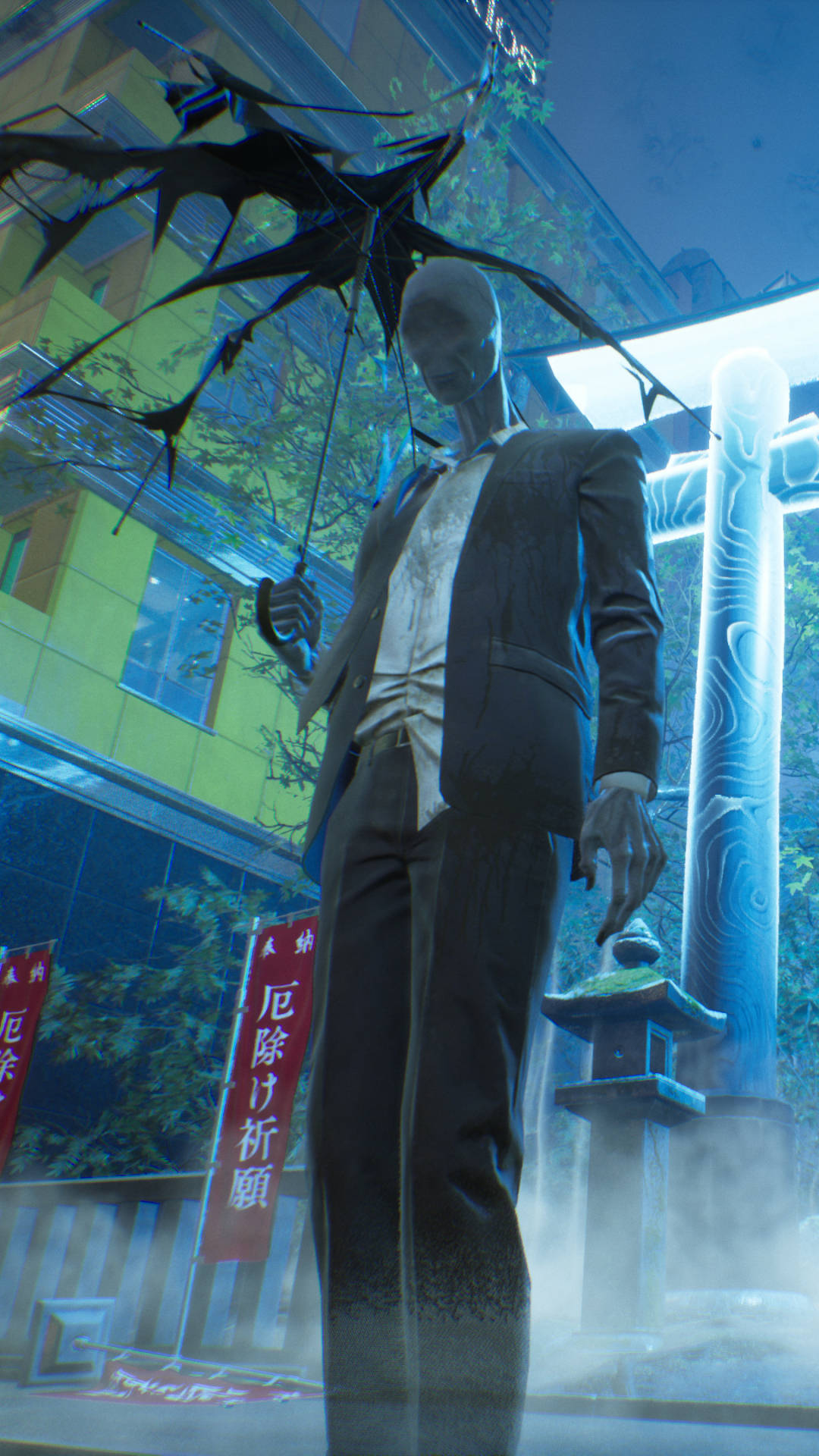 Ghostwire Tokyo 雨中行者 วอลเปเปอร์