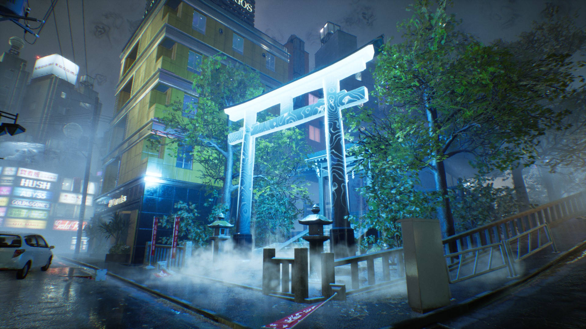 Ghostwire Tokyo ประตูโทริอิในเมือง วอลเปเปอร์