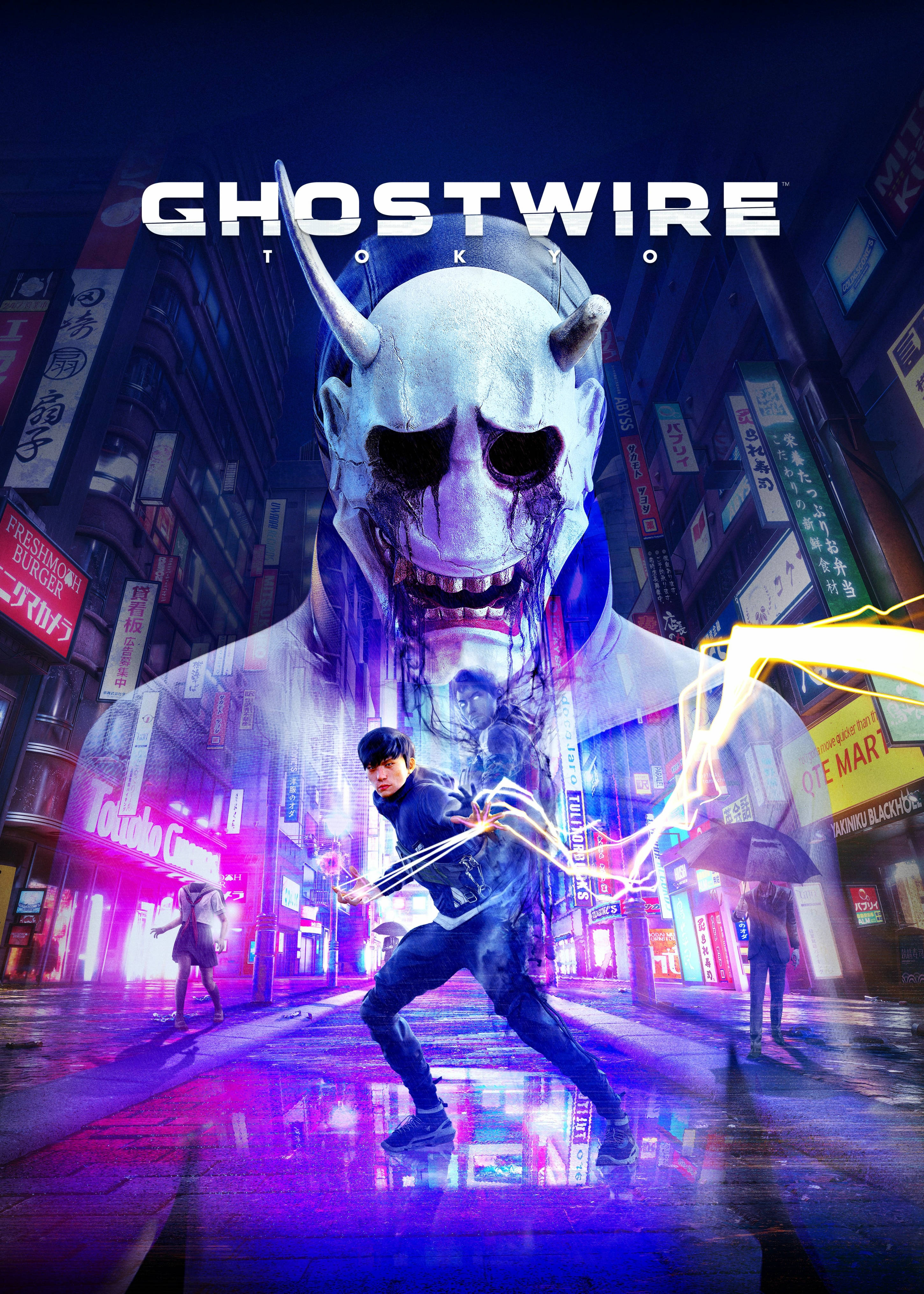 Ghostwire Tokyo ปกเกมอย่างเป็นทางการ วอลเปเปอร์