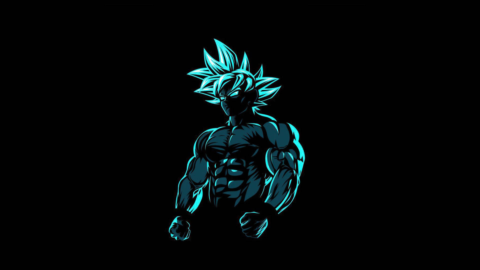 Goku สไตล์อนิเมะดาร์กสำหรับเดสก์ท็อป — อนิเมะมืด GIF วอลเปเปอร์