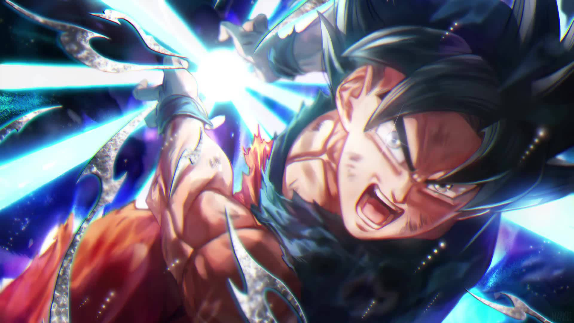 วอลเปเปอร์ Goku ไลฟ์อนิเมะ — อนิเมะ GIF เคลื่อนไหว วอลเปเปอร์