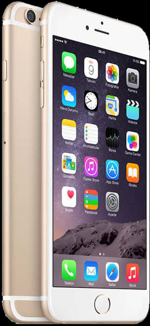 Goldi Phone6 Plus ด้านหน้าและด้านหลัง วอลเปเปอร์