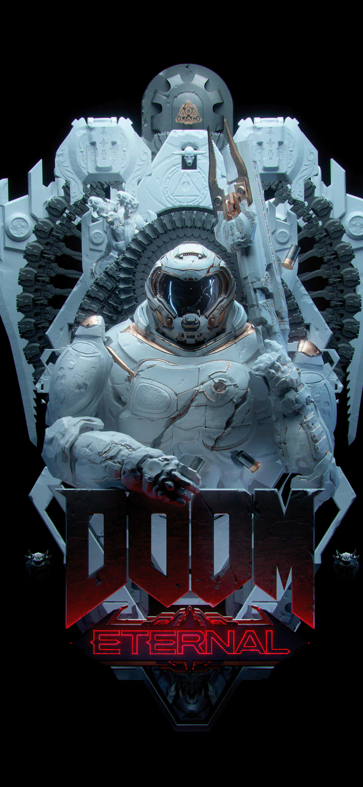 Blasting off with Google Pixel 3XL Doom วอลเปเปอร์