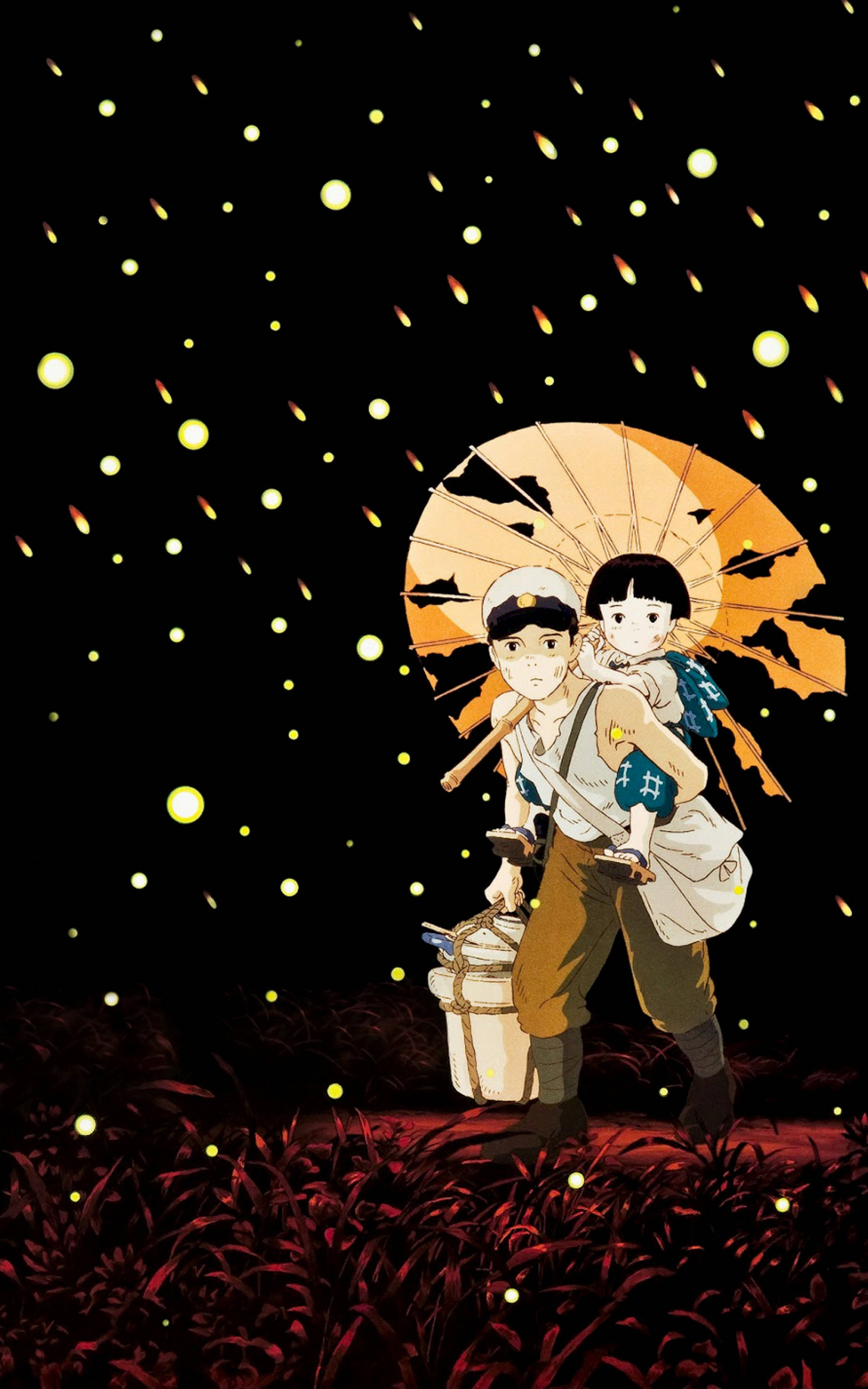 มือถือ Grave Of Fireflies วอลเปเปอร์