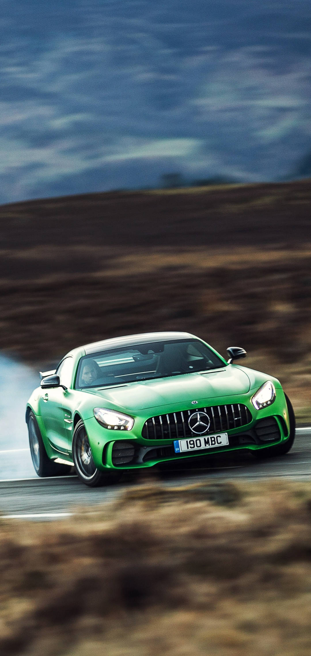 Green Mercedes AMG Racing iPhone วอลเปเปอร์