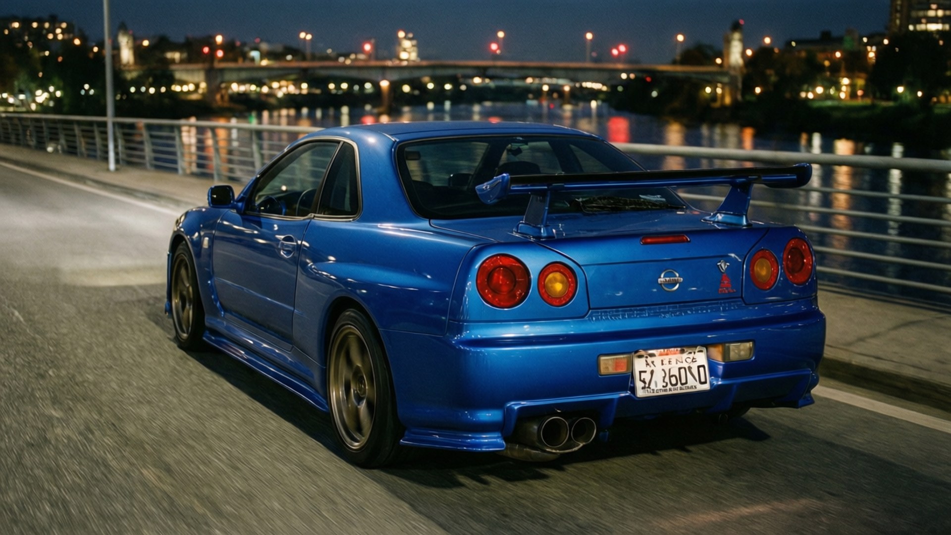 GT-R เที่ยงคืน วอลเปเปอร์