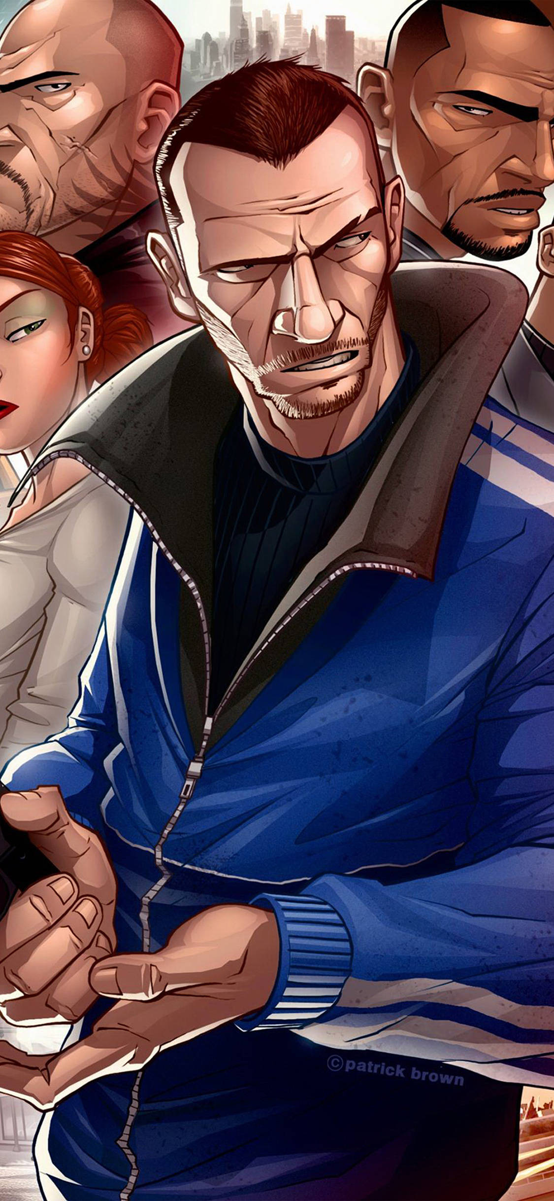 สำรวจโลกเสมือนจริงที่น่าตื่นเต้นของ Gta 5 บน iPhone ของคุณ! วอลเปเปอร์