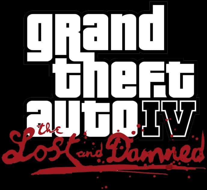 GTA IV The Lost and Damned โลโก้ วอลเปเปอร์