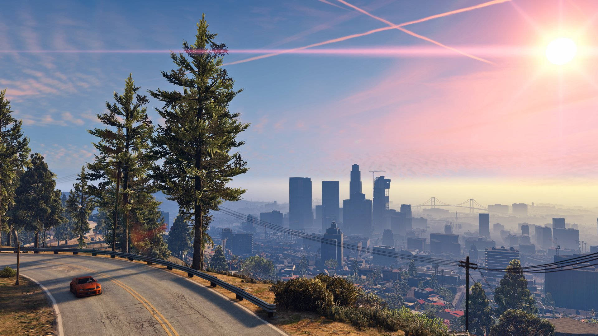 วอลเปเปอร์ GTA สุดเท่ยามเช้าสงบ วอลเปเปอร์