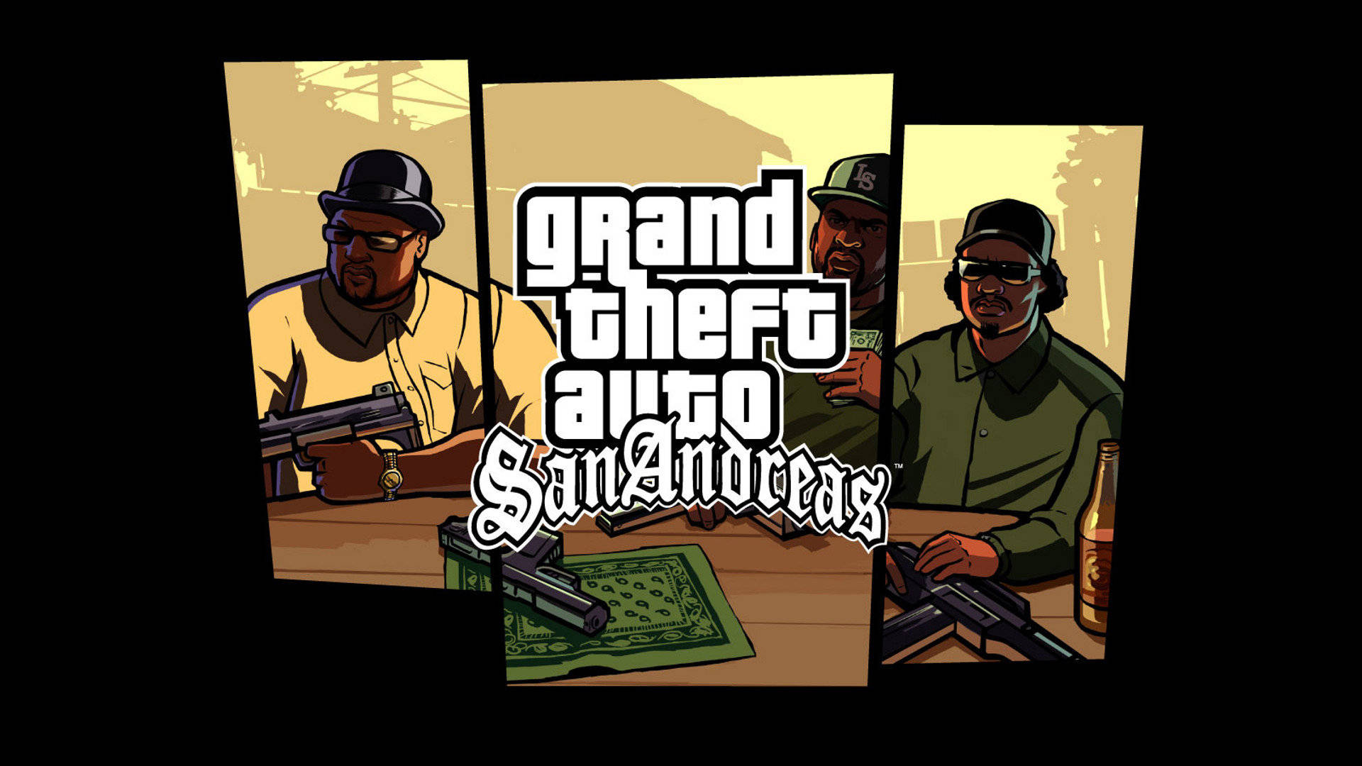 GTA SA 4K บิ๊กสโมค ไรเดอร์ สวีท วอลเปเปอร์