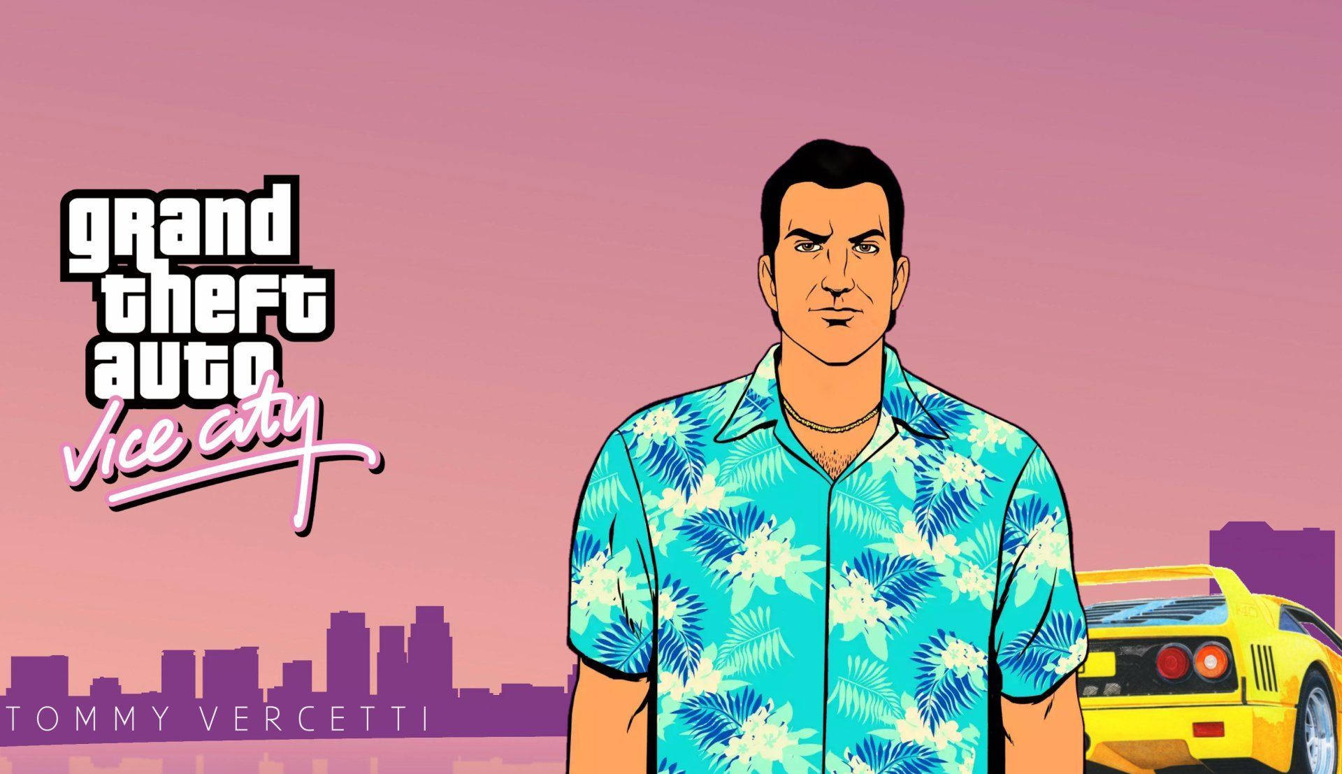 GTA Vice City ทอมมี่ เวอร์เซ็ตติ วอลเปเปอร์