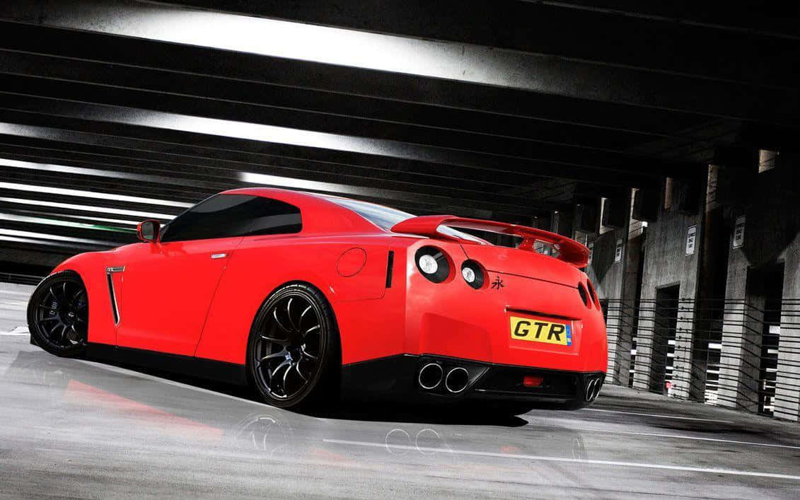 GTR R35 สีแดง วอลเปเปอร์