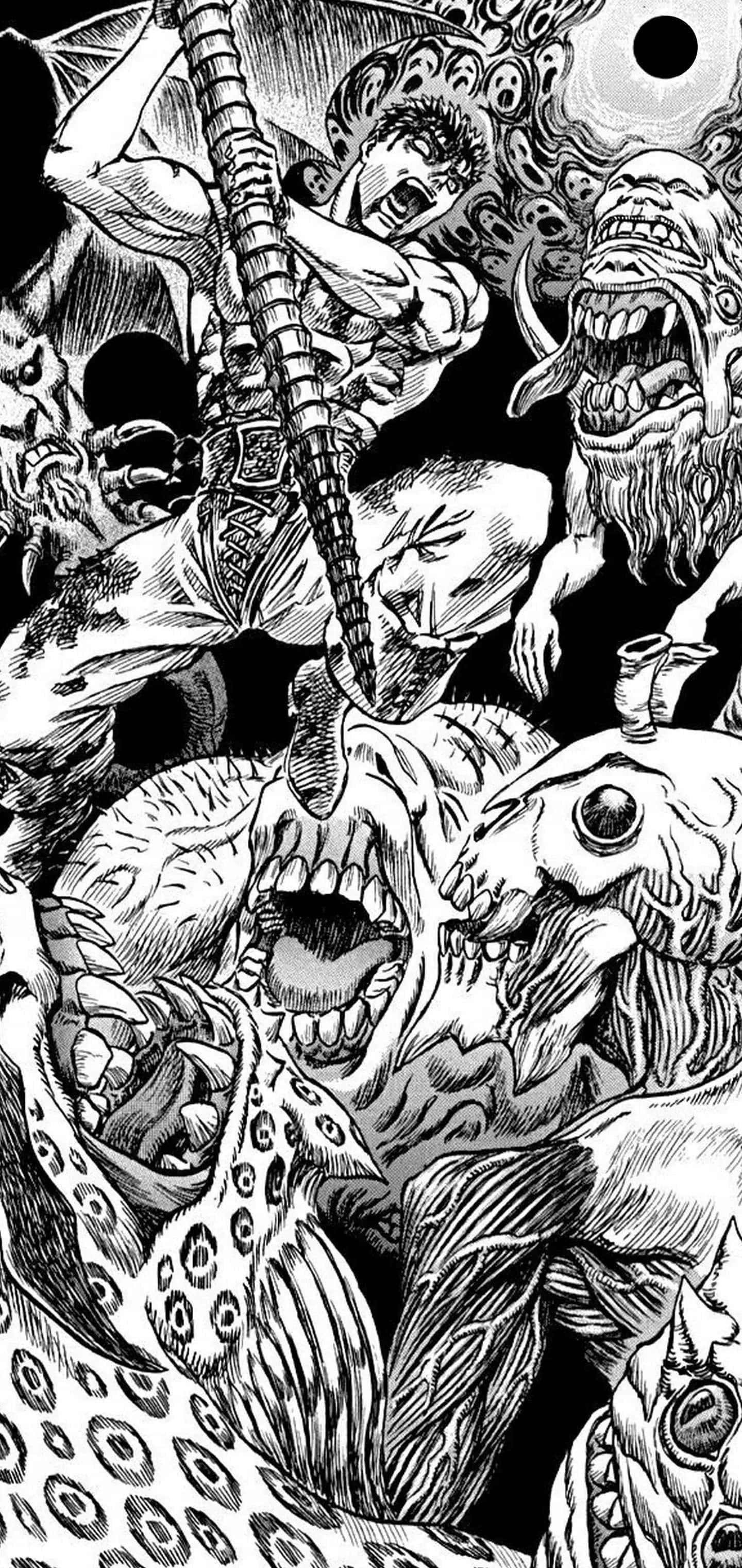 "Guts จอมดาบดำแห่ง Berserk Manga" วอลเปเปอร์